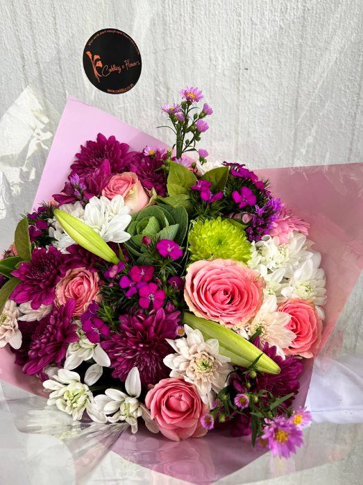 Pastel Mixed Flower | Hand Tied Bouquet