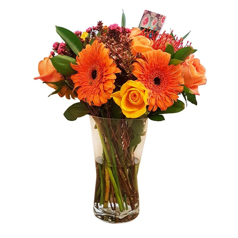Orange Mix Vase