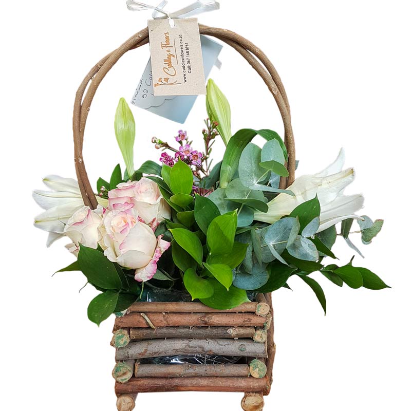 Roses & Lilies Basket BSK6