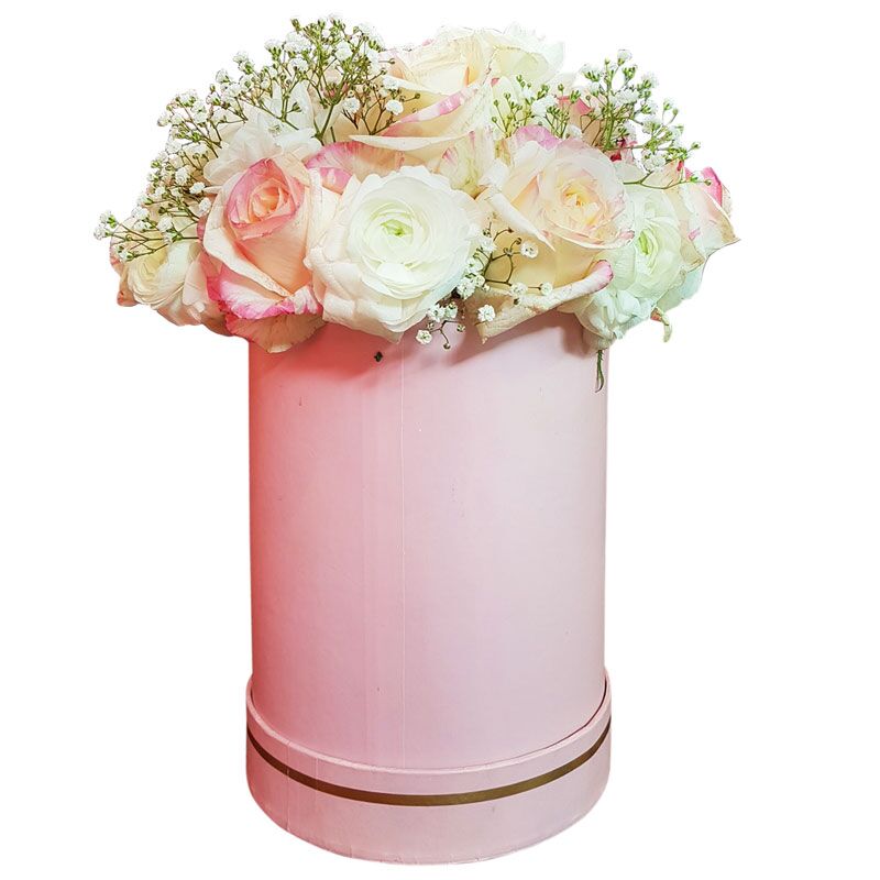 Rose Bellevue Hat Box