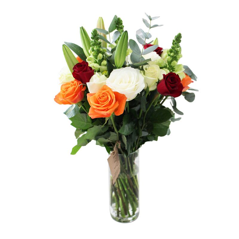 Mixed Roses Vase arrangement VM14
