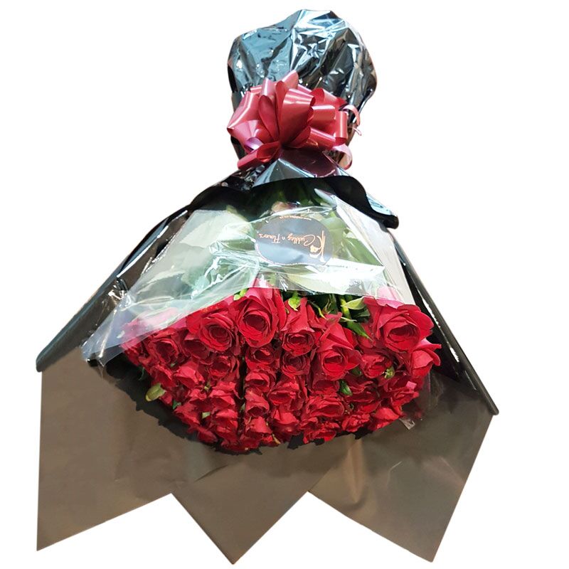 50 Red Roses Bunch BR